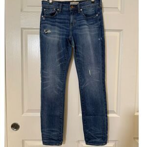 Madewell Distressed Slim Blue BoyJeans - 26